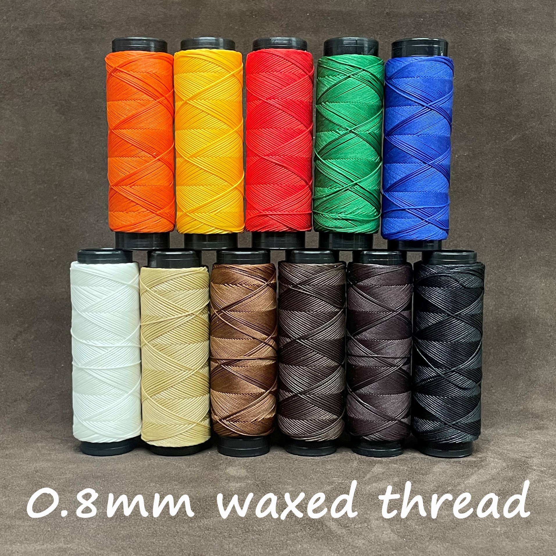 Ritza 25 Tiger Thread, Waxed Polyester Color & Size Card 