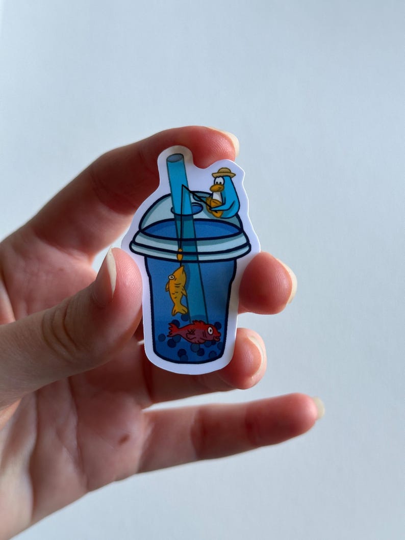 Holographic Club Penguin Stickers: 2000s Nostalgia, Water Resistant afbeelding 14