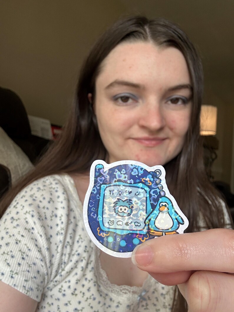 Holographic Club Penguin Stickers: 2000s Nostalgia, Water Resistant afbeelding 12