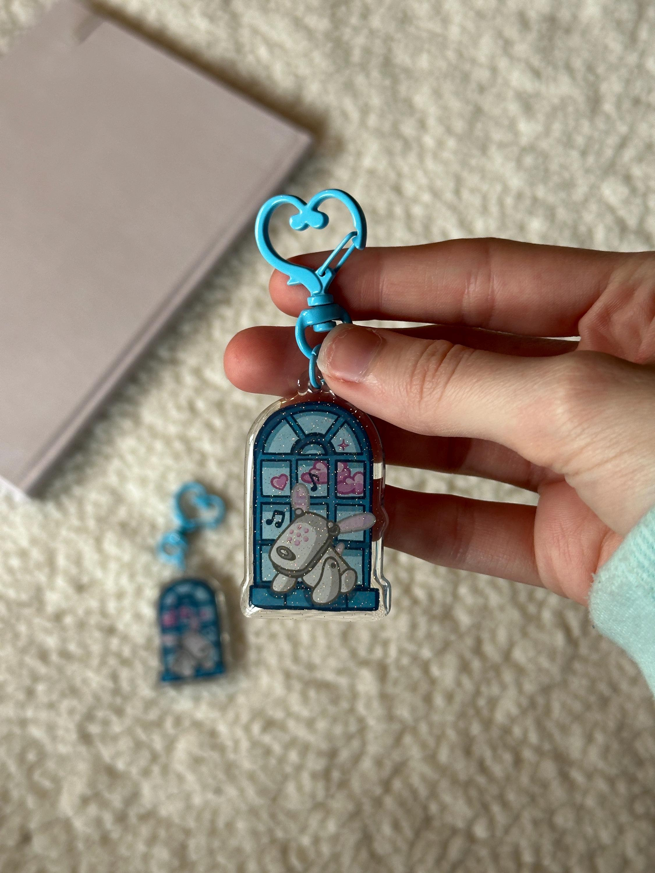 【2000Archives】24fw 2000 ARCHIVES ID KEYRING Idog Keychain - 2000s Nostalgia - Double Sided Keychain