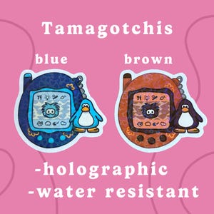 Holographic Club Penguin Stickers: 2000s Nostalgia, Water Resistant afbeelding 9