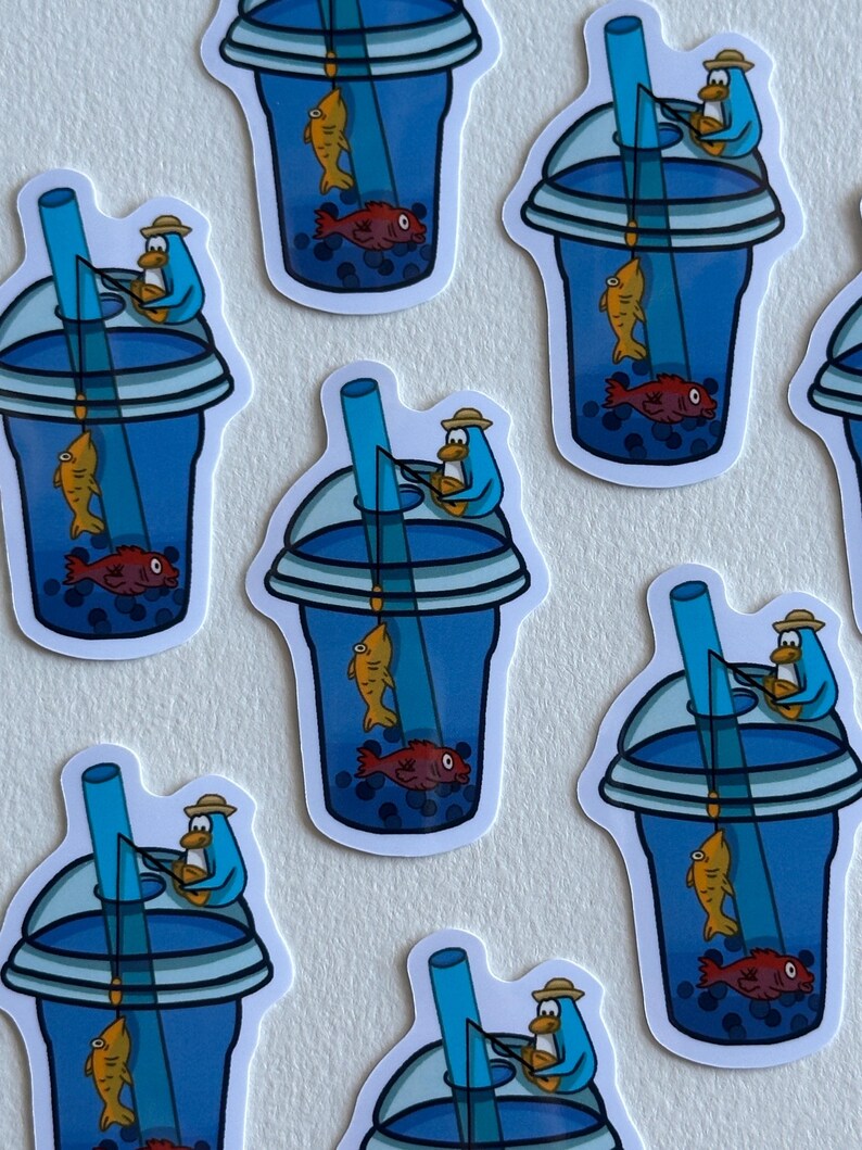 Holographic Club Penguin Stickers: 2000s Nostalgia, Water Resistant afbeelding 15