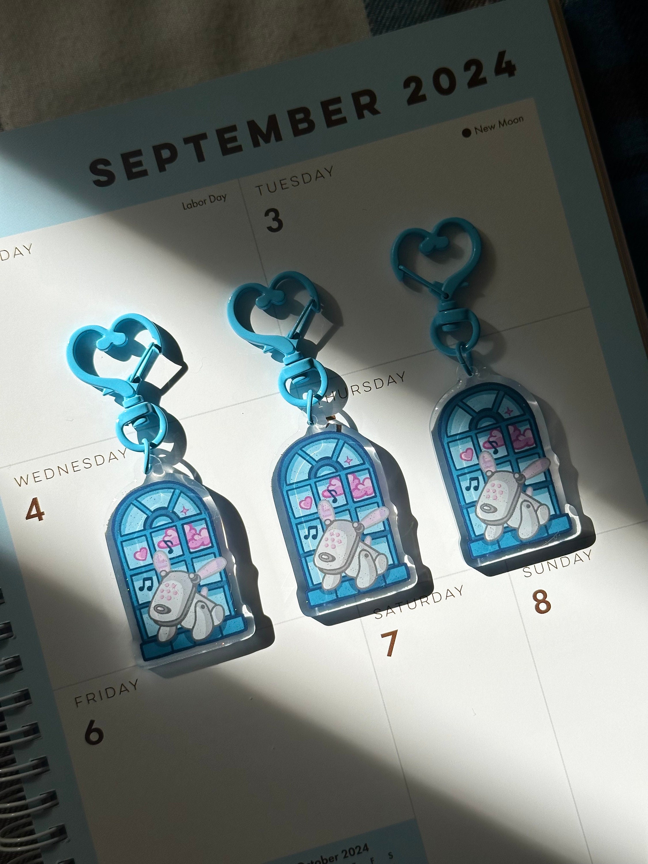 【2000Archives】24fw 2000 ARCHIVES ID KEYRING Idog Keychain - 2000s Nostalgia - Double Sided Keychain