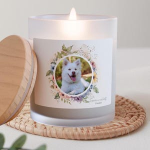 Pet Memorial Gift Custom Candle for Pet Loss Gift Dog Cat Pet Remembrance Gift Pet Sympathy For Fur Parents Personalized Pet Loss Gift