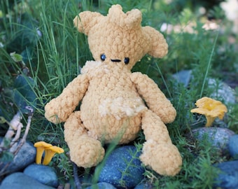 No Sew Chanterelle Mushroom | Crochet Pattern | Digital Download | PDF