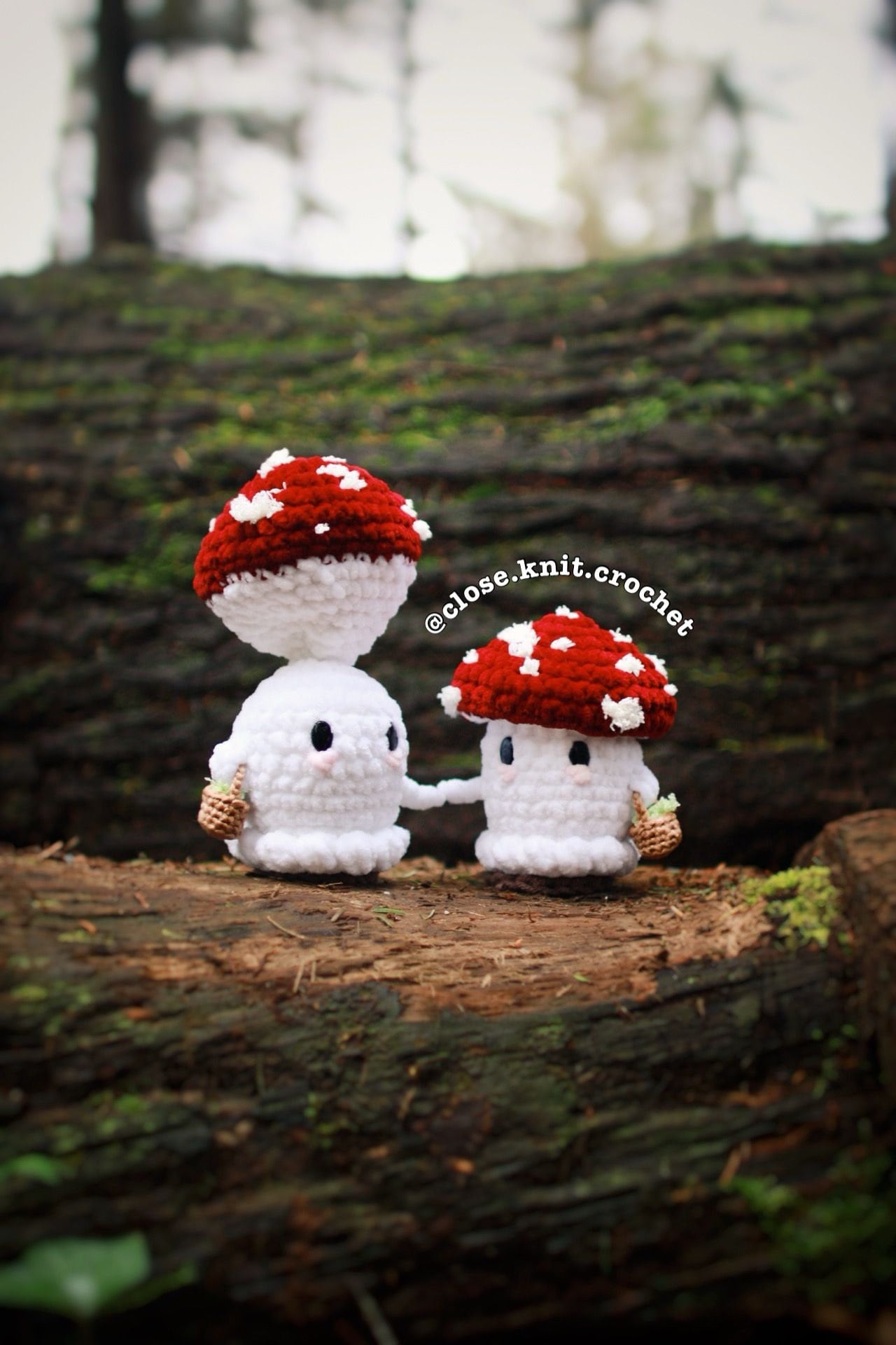 Boo-Shroom Crochet Pattern | DIY Ghost Mushroom Crochet | Amigurumi Mushroom Ghost | Cottagecore Crochet | Spooky Crochet