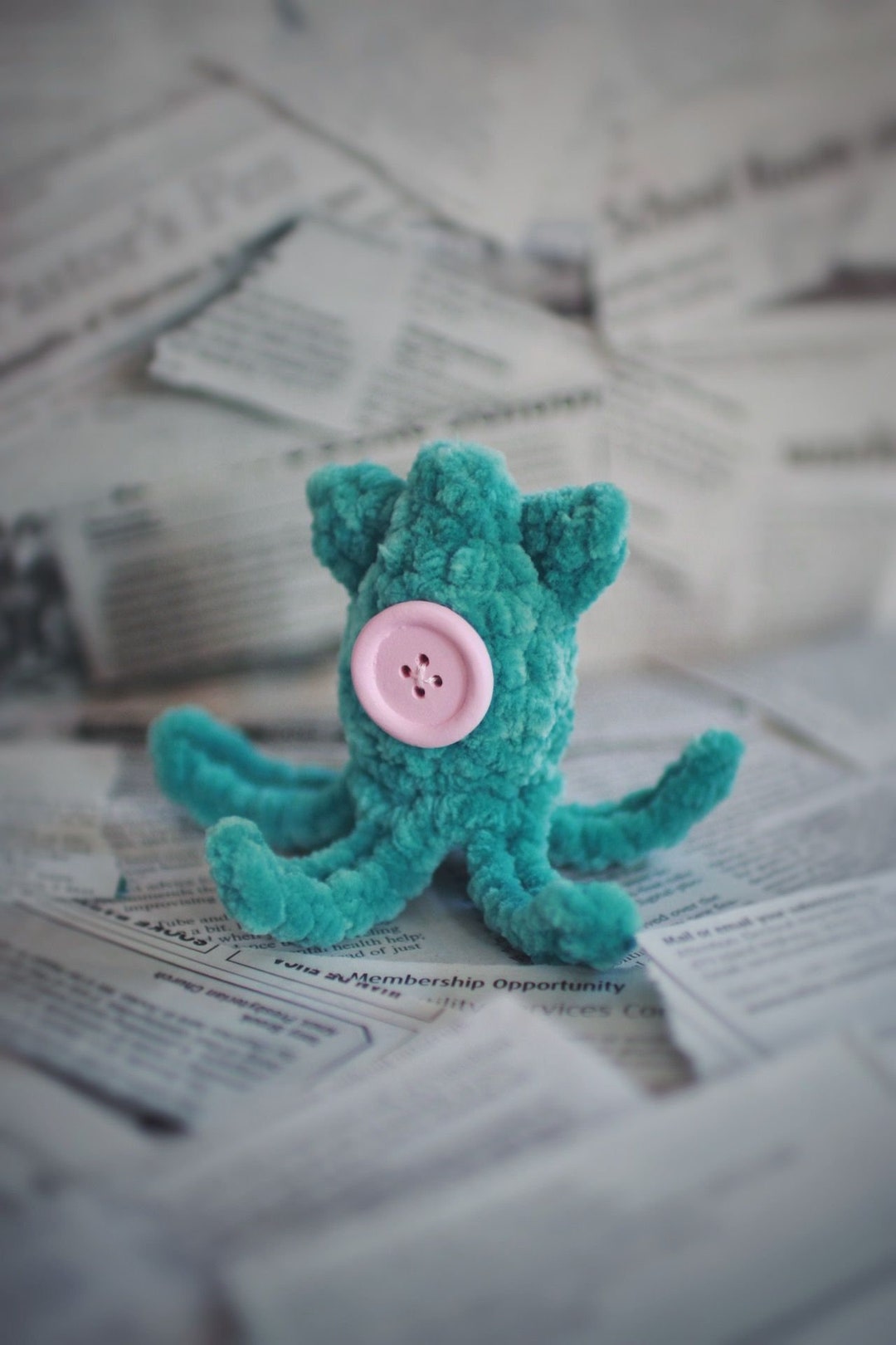 Pocket Coraline Squid Crochet PDF PATTERN Coraline Amigurumi - Etsy