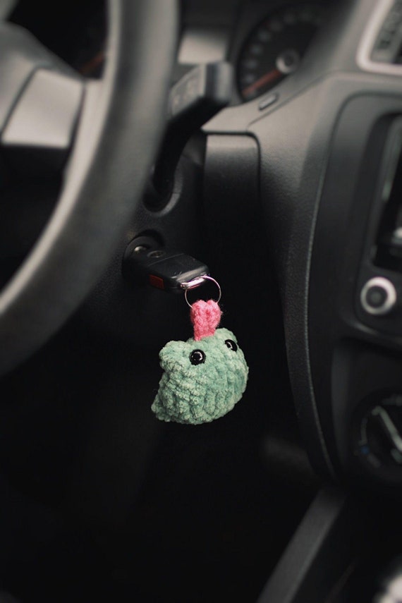 Frog Crochet Keychain PDF PATTERN | Toad for the Road | DIY Amigurumi Frog | Adventure Pal