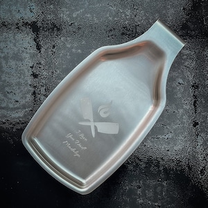 Personalized Stainless Steel Utensil Holder for the Chef in Your Life! Keep Your Work Area Clean - Utensil Holder Spoon Rest