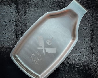 Personalized Stainless Steel Utensil Holder for the Chef in Your Life! Keep Your Work Area Clean - Utensil Holder Spoon Rest