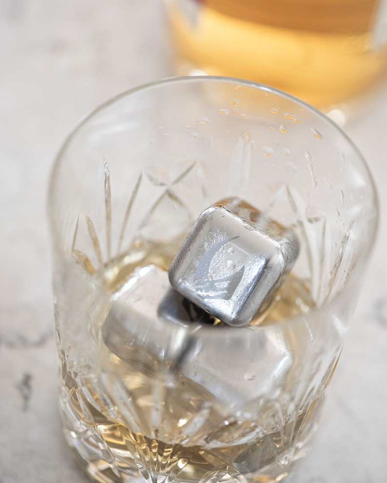 Stainless Steel Whiskey Stones Personalized Whiskey Stones Mandalorian