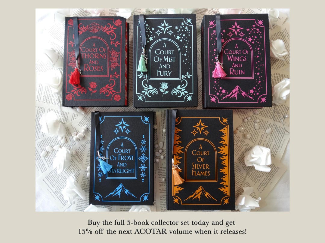 ACOTAR Collector Edition Book Set | Rebound Hardcover Fantasy Books ...