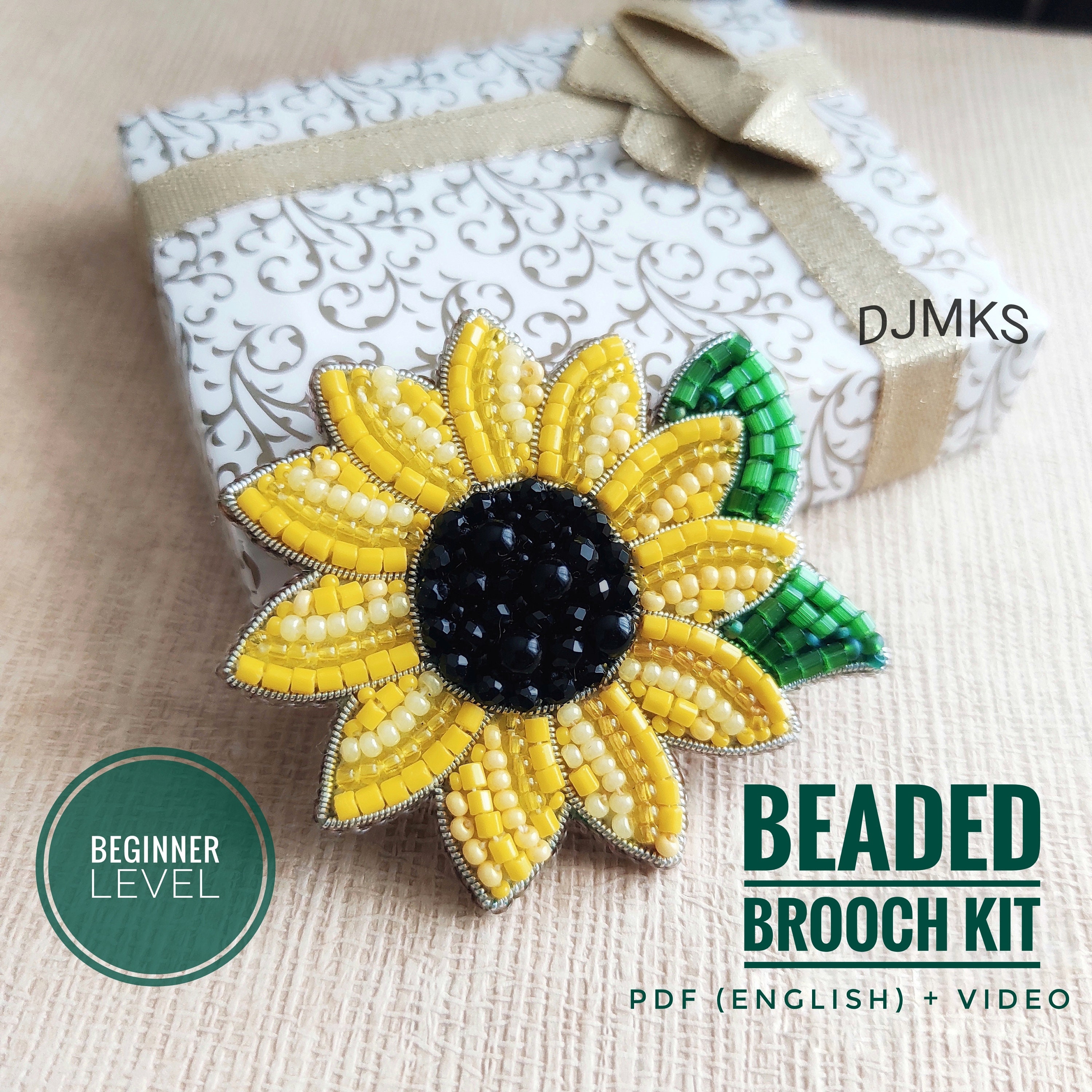 Tambour Beading Kit, Pattern & Instructions Only, Right Handed Without  Beads : Art Deco Pocket, Hand Bead Embroidery 