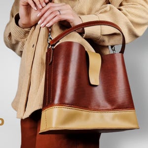 Patron PDF _ Patron numérique _ Patron de sac en cuir pour femme _ Dina _ Patron en cuir fait main _ Tutoriel vidéo _ DIY _ Travail du cuir