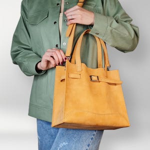 PDF Schnittmuster _ Nahid _ Digital Schnittmuster _ Leder Tragetasche Schnittmuster _ Lederhandtasche Schnittmuster _ Leder Frauentasche _ DIY _ Leder handgemachte Tasche