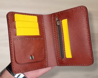 PDF pattern _ Leather wallet Pattern _ PDF download _ tutorial video _ leather working _ DIY