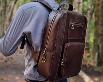 PDF pattern download _leather backpack pattern _tutorial video _DIY_ Digital pattern_ leather backpack