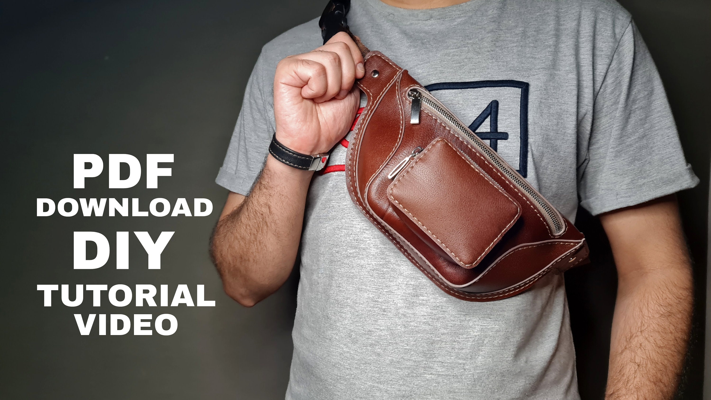 Leather fanny pack pattern clearance