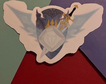 FFXIV paladin soul crystal laminated vinyl sticker