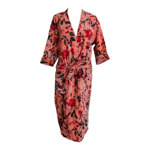 velvet kimono - length 115cm,Boho Bridal Kimono,Festival Kimono, floor length robe velvet pink robe, velvet robe,Velvet Kimono,Soft velvet