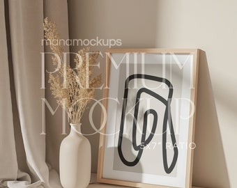 Frame mockup, DIN A mockup frame, wall art mockup, frame mockup for artwork, digital frame mockup for prints, poster shop mockup