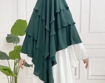 chiffon khimar