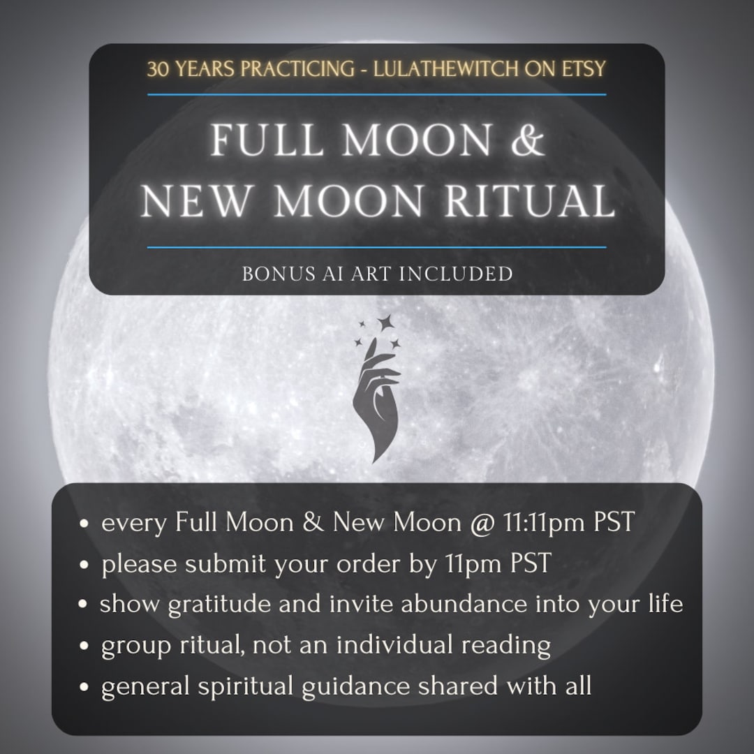 Moon Ritual next New Moon Apr 8th 2024, New Moon, Full Moon, Divine
