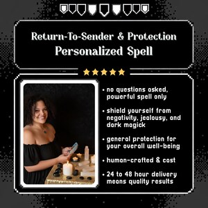 Return to Sender & Protection Spell - Deflect Negative Energy, Protection from Evil, Fast Digital Delivery with Photo Proof