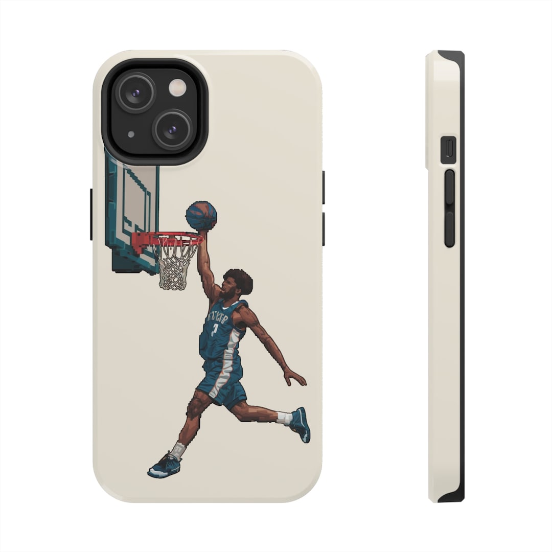 Basketball Dunk 8-bit Pixel Art Cool Tough Phone Case - Etsy