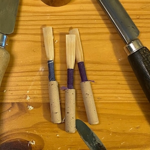 Three Student Oboe Reeds