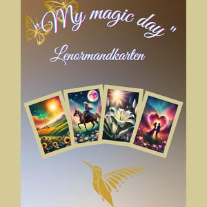 Cartas de Lenormand "Mi día mágico"