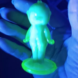 Uranium Glass Kewpie - Etsy