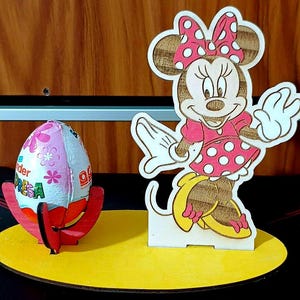 Porte-œufs de Pâques découpé au laser, fichier SVG DXF, porte-œufs de Pâques en bois, animé, SVG DXF, Ai