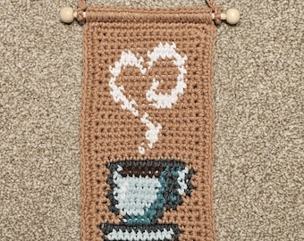 Crochet Wall Hanging. Boho Tapestry Wall Art. Handmade wall decor. Unique crocheted gifts. Housewarming gifts. Highly individual pieces.