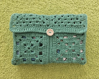 Vintage Crochet Book Sleeves, Envelope Style Book Cover, Kindle Cover, Paperback and Hardback