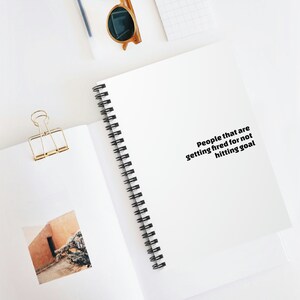 People Getting Fired Funny Spiral Notebook - Ruled Line