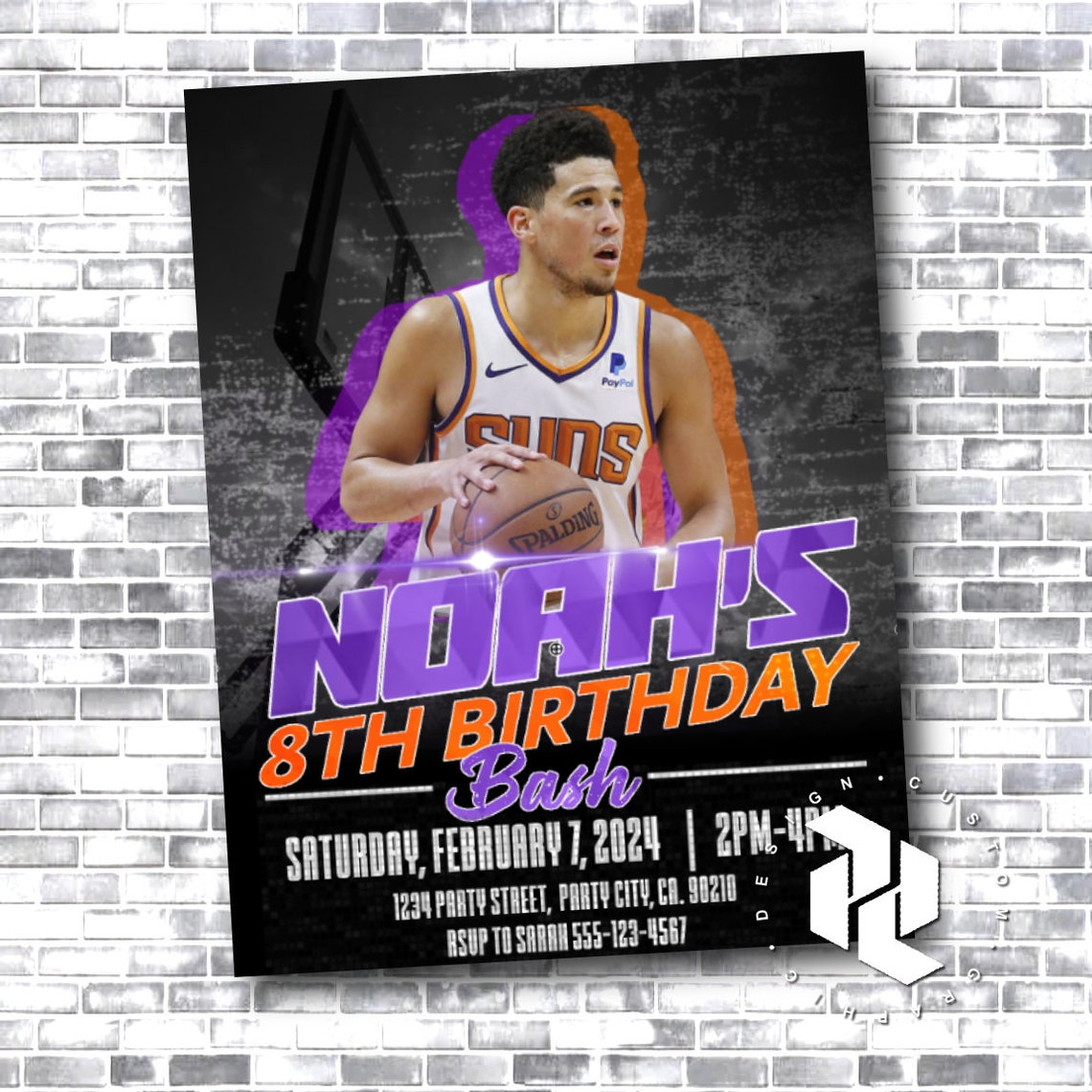 Devin Booker Invitation - Phoenix Suns - Suns Invitation - Devin Booker ...