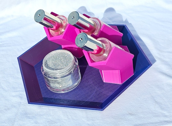 Nail Polish/Dip Liquid Holder and Tray