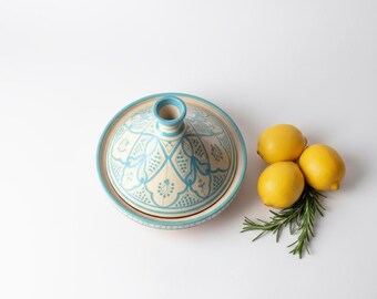 Handmade Moroccan Tagine Pot | Authentic Ceramic Cooking Tagine | Hand Painted Berber Cookware | Traditional Tajine | Moroccan Kitchen Decor