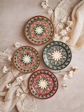 Handmade Moroccan Plate \u2013 Wall Decor or Serving Dish \u2013 Hand-Painted Zellige Design