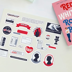 Red, White & Royal Blue Sticker sheet [1/2]