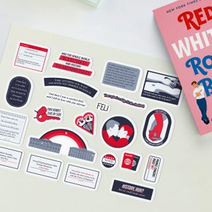 Red, White & Royal Blue Sticker sheet [2/2]