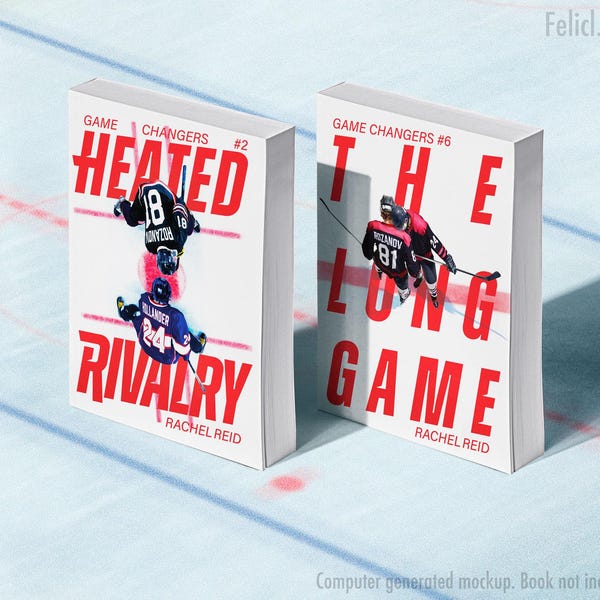 Heated rivalry + The long game by Rachel Reid Dust jackets [PDF file] LIMITED TIME