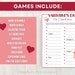Valentine's Day Game Bundle for Kids, 10 Fun Printable Valentine Party ...
