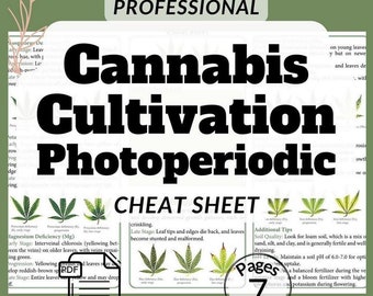 Cannabis Cultivation Guide - Growing and Harvesting PDF