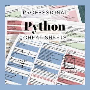 Python Cheat Sheet for Beginners - Quick Reference PDF