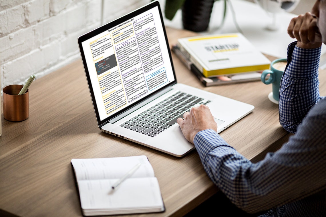 Data Structures and Algorithms Cheat Sheet Data Analyst Beginner ...