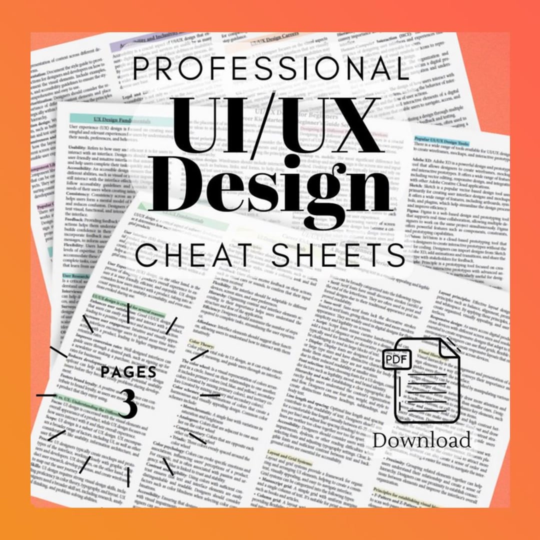 UI/UX Design Guide - Design Principles & Prototyping PDF - Etsy