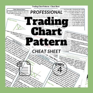 Trading Chart Patterns Cheat Sheet - Master Crypto Trading Forex Strategies Stock Market Analysis & Technical Analysis Essentials Charts