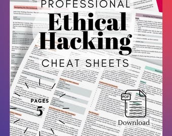 Ethical Hacking Cheat Sheet - Penetration Testing Guide PDF